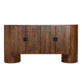 Stephenson Medium Brown and Black Handles Sideboard